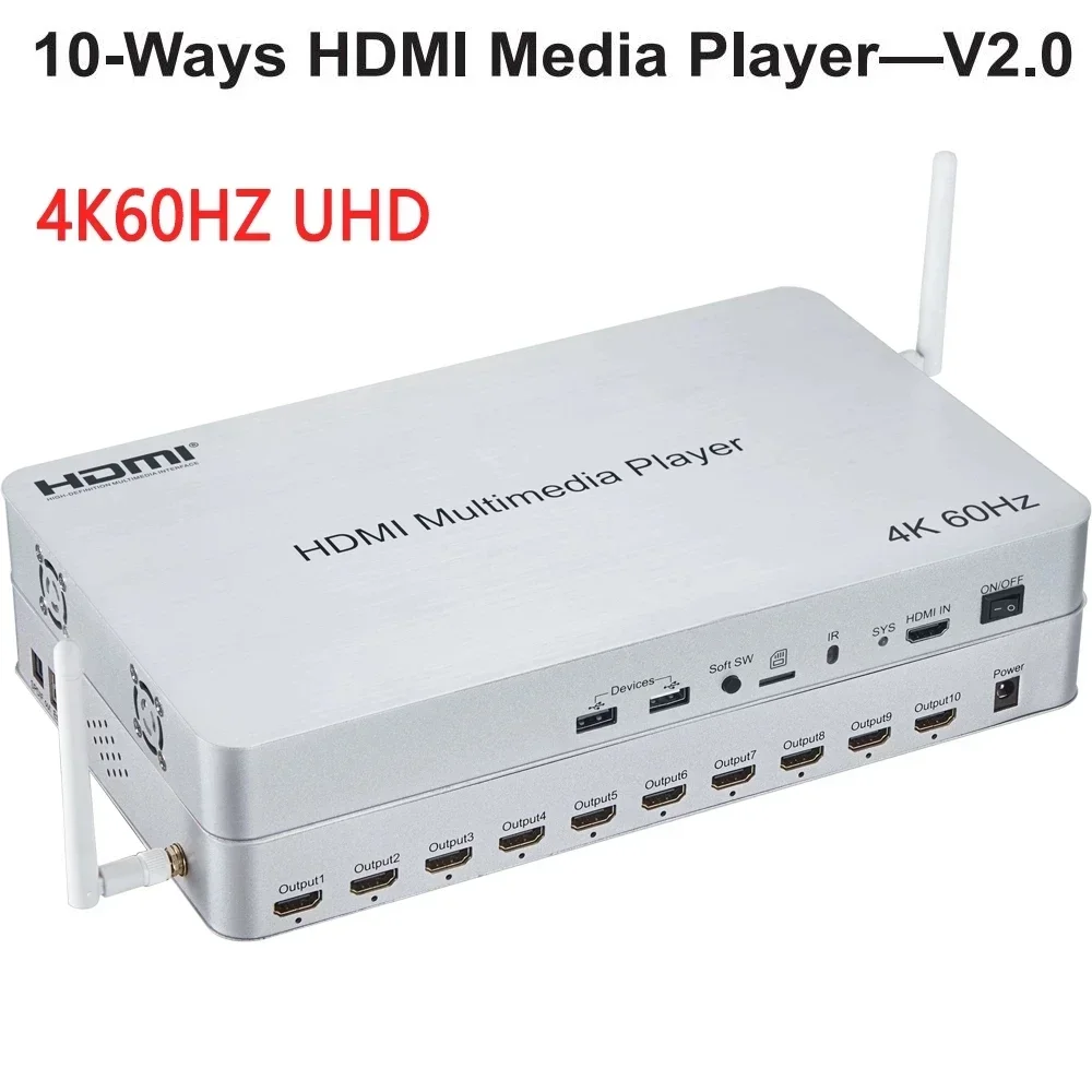 4K Media Player - Reproductor Multimedia HDMI 4K 60Hz de