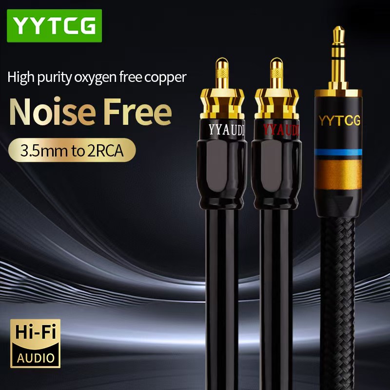 Home Cinema App - YYTCG Cable RCA estéreo HiFi 3,5mm