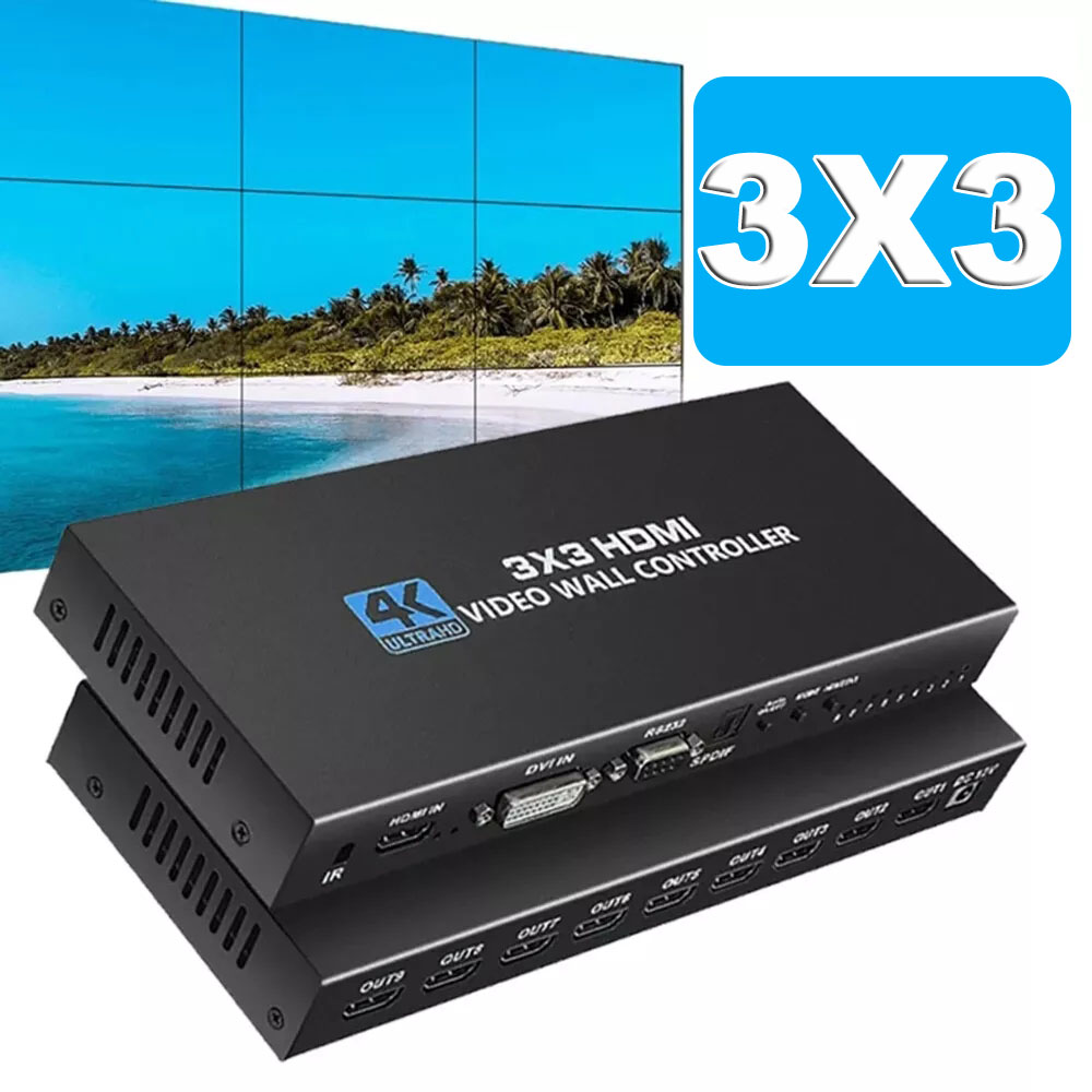 Home Cinema Projector Screen - Controlador de pared de vídeo HDMI