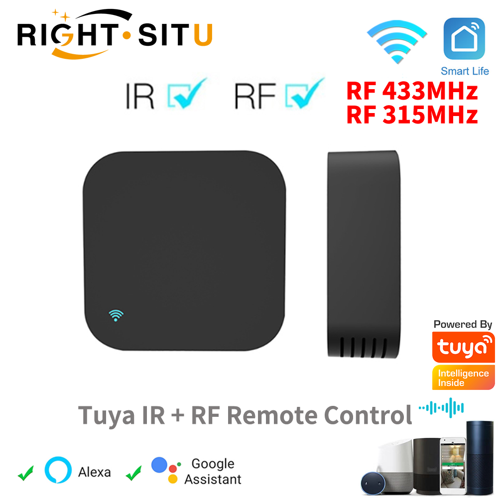 Home Cinema Projector Screen - Tuya Smart RF IR Control remoto