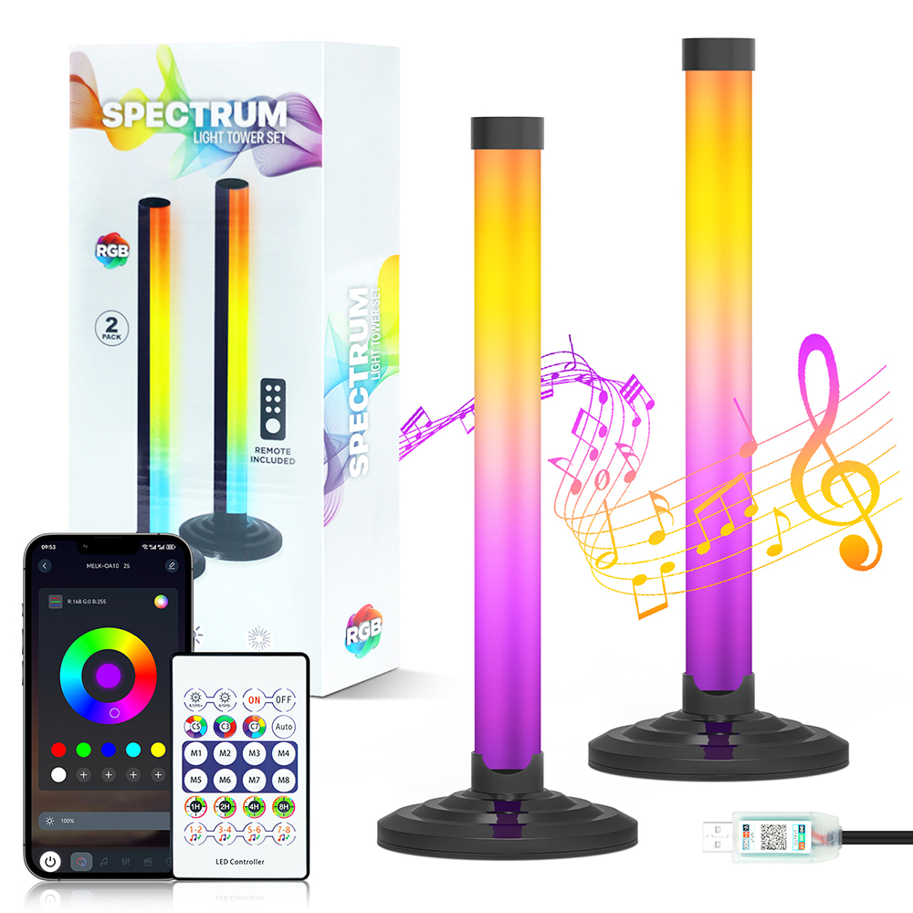 Home Cinema App - Lámpara de pie de esquina LED