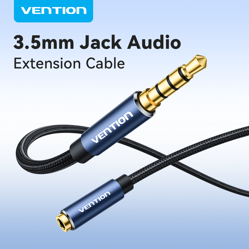 Home Cinema Projector Xiaomi - Vention Jack Cable de extensión auxiliar