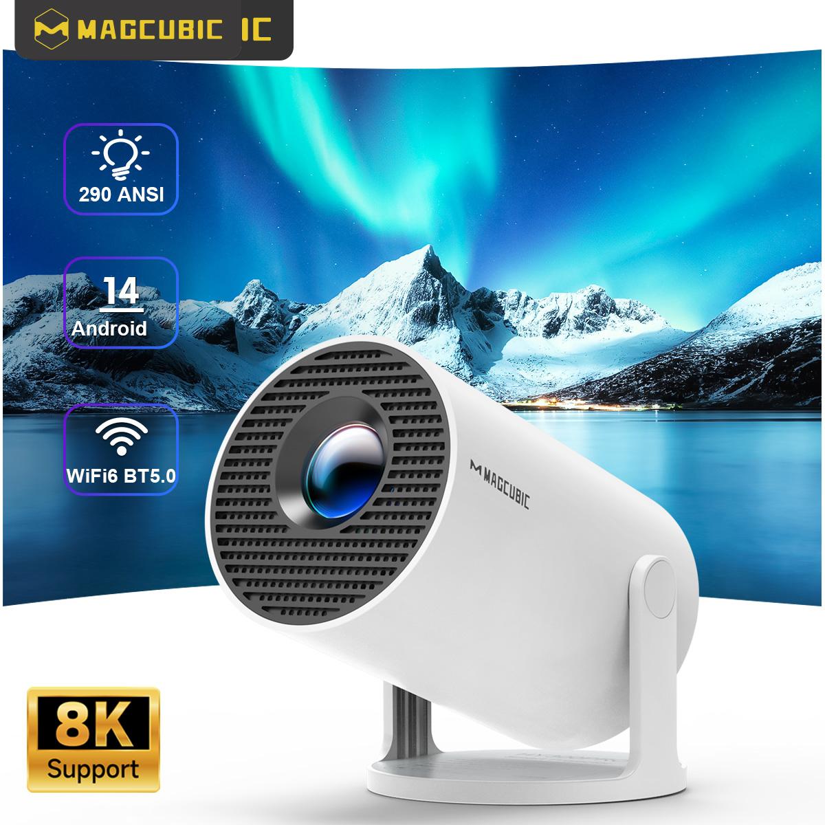 Home Cinema Projector Xiaomi - Proyector Magcubic HY300 Pro 8K Android