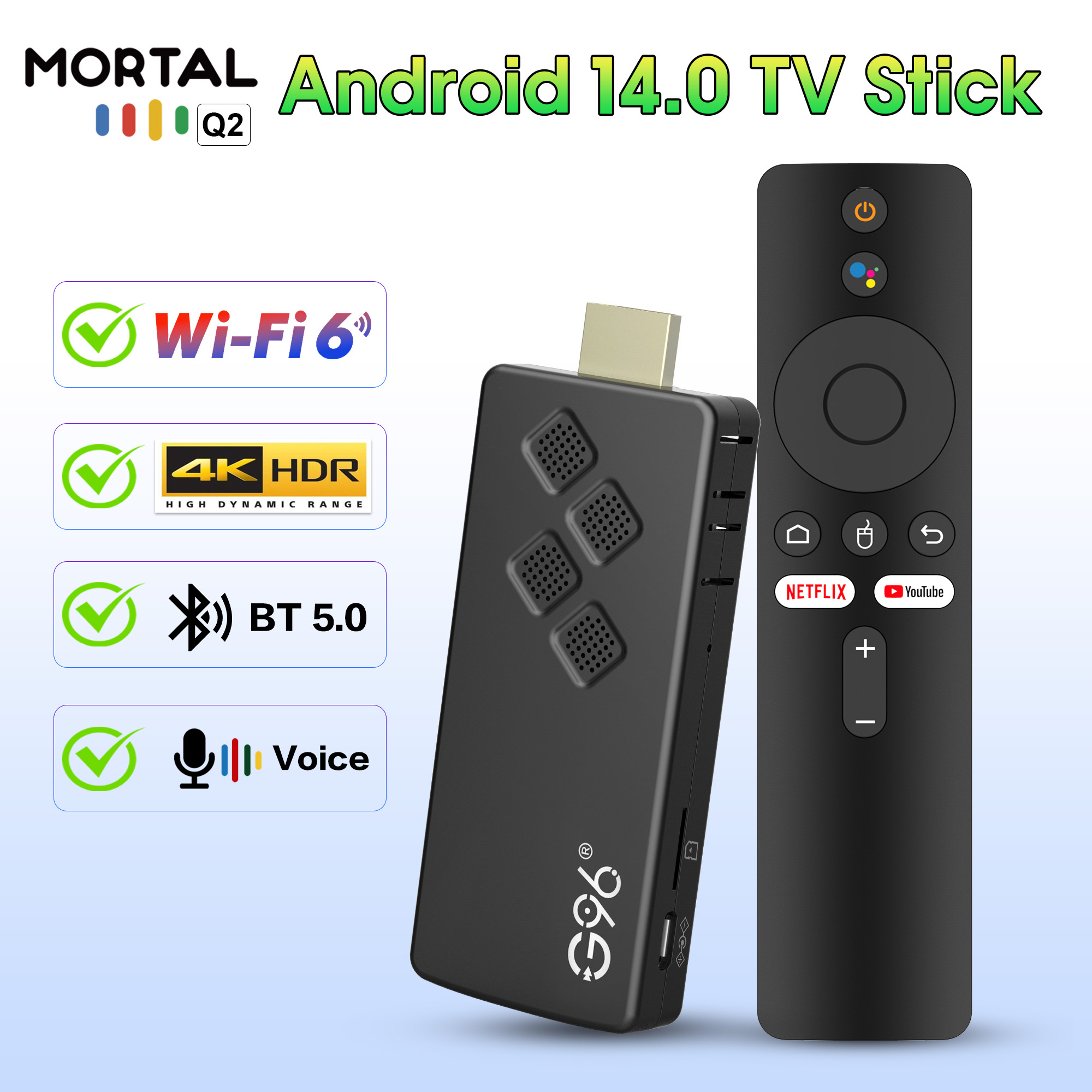 4K Media Player - Nuevo Reproductor Multimedia Q2 Smart TV