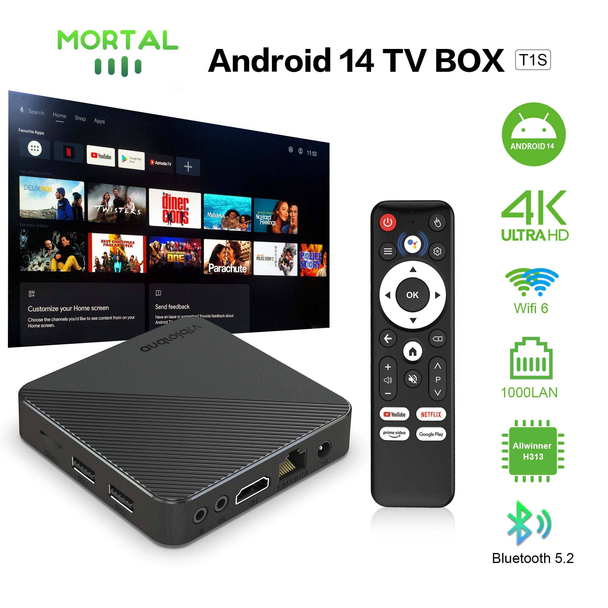 Home Cinema Google - TV Box con sistema de cine