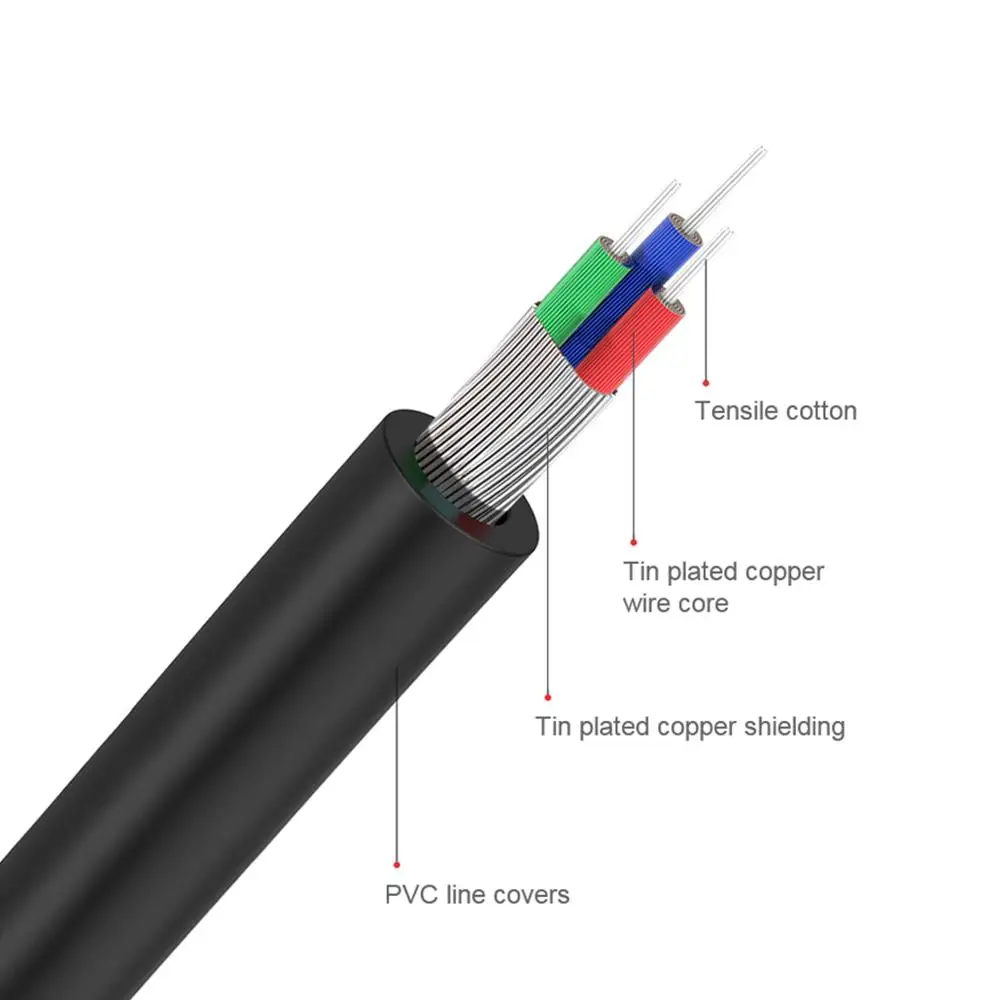 Cable RCA QGeeM 2RCA a 3.5mm,  - Home Cinema App reseña y precio
