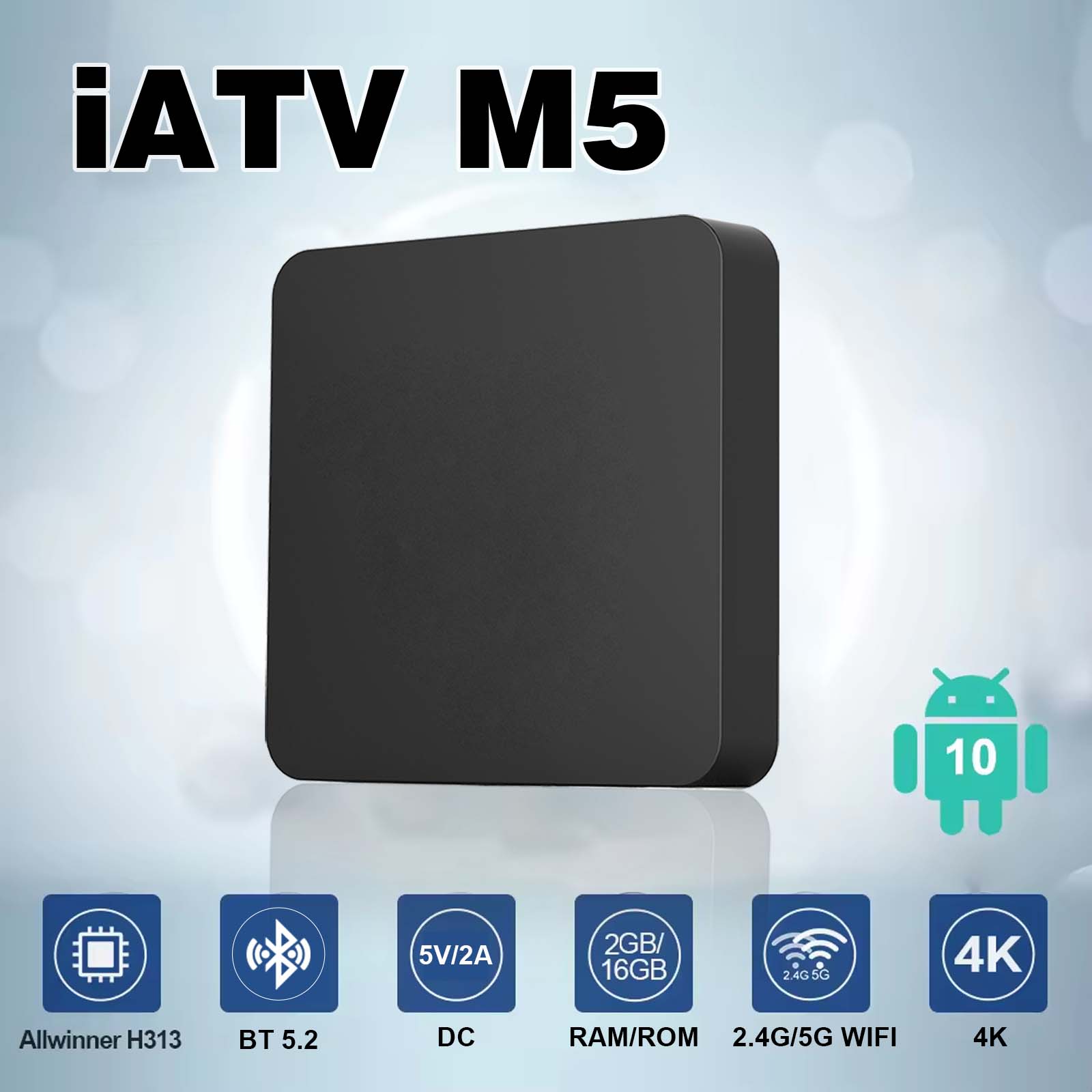 BOXPUT IATV M5 TV Box Android  - Home Cinema Google reseña y precio