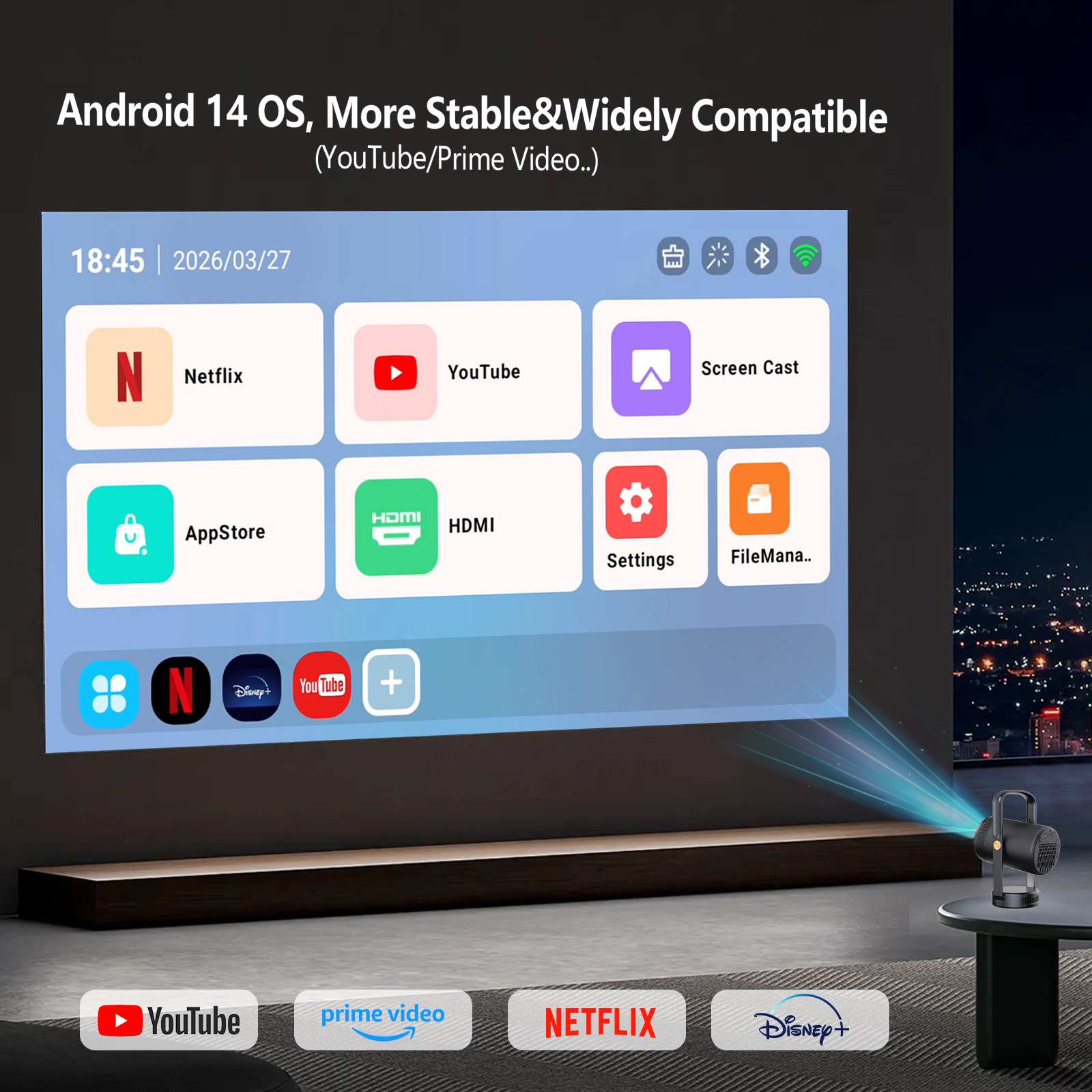 Nuevo Proyector Portátil Intel - Home Cinema Entertainment reseña y precio