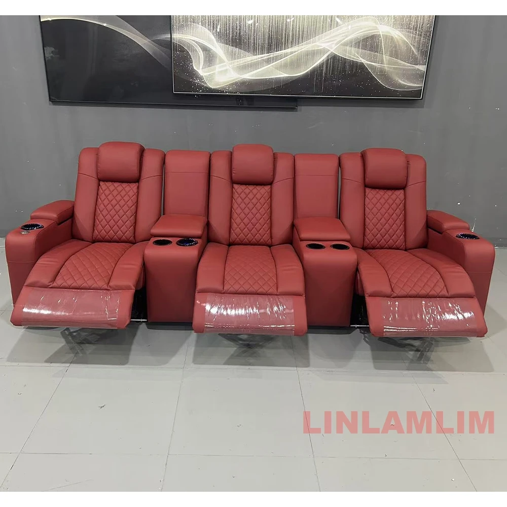 Linlamlim Sofá reclinable de l - Home Cinema Luxury reseña y precio