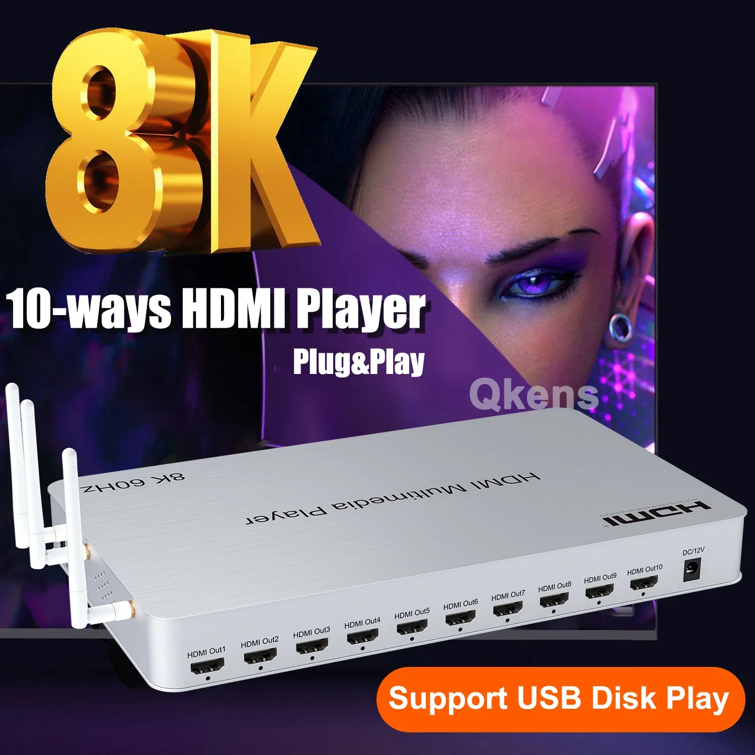 Reproductor Multimedia HDMI H. - 4K Media Player reseña y precio