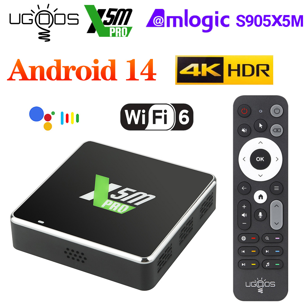 UGOOS X5M Pro Amlogic S905X5M  - Home Cinema Google reseña y precio