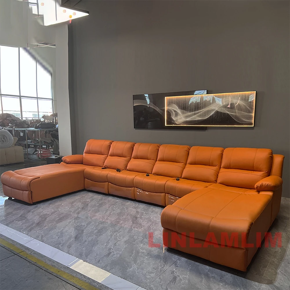 Sofá reclinable seccional de g - Home Cinema Luxury reseña y precio