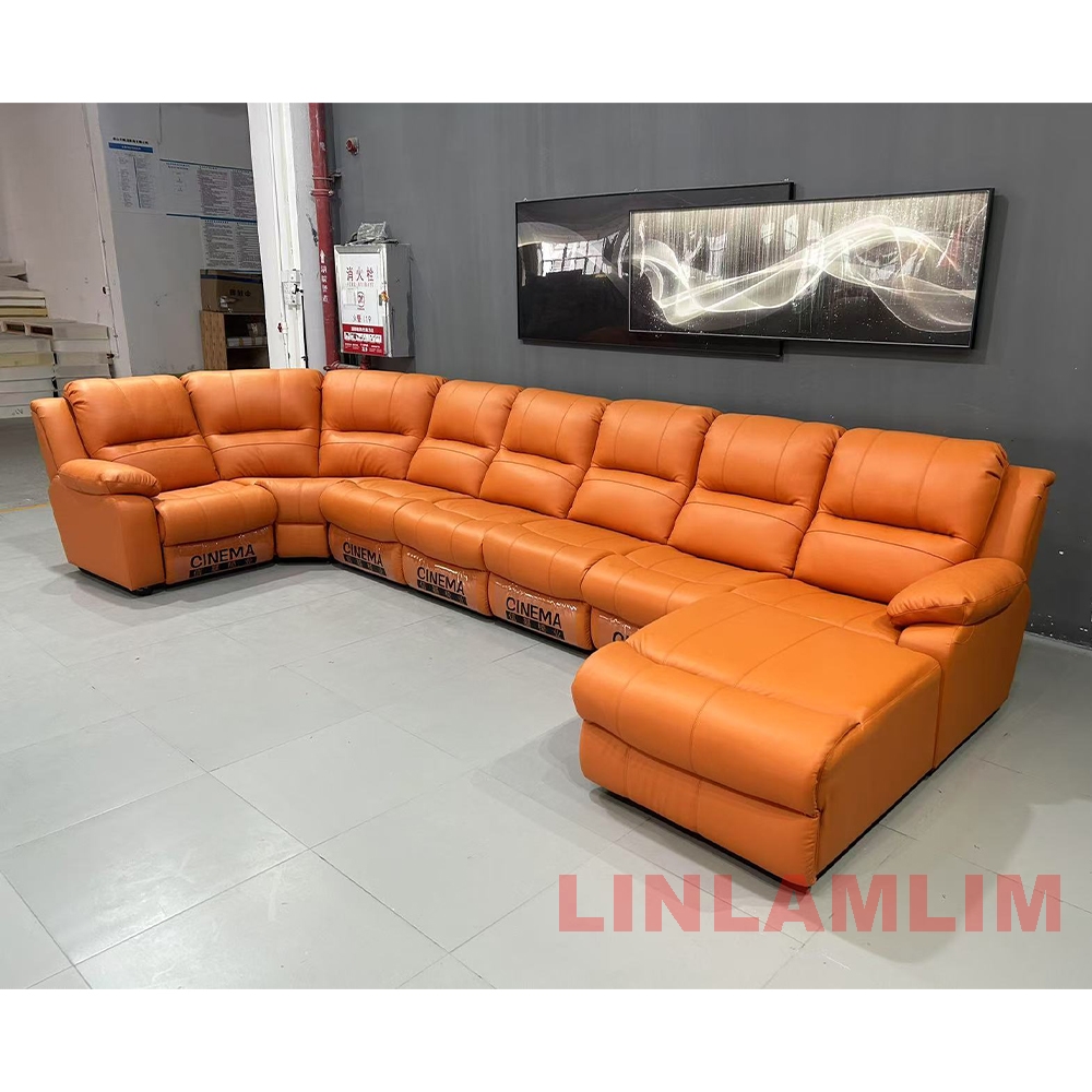 Sofá reclinable seccional de g - Home Cinema Luxury reseña y precio