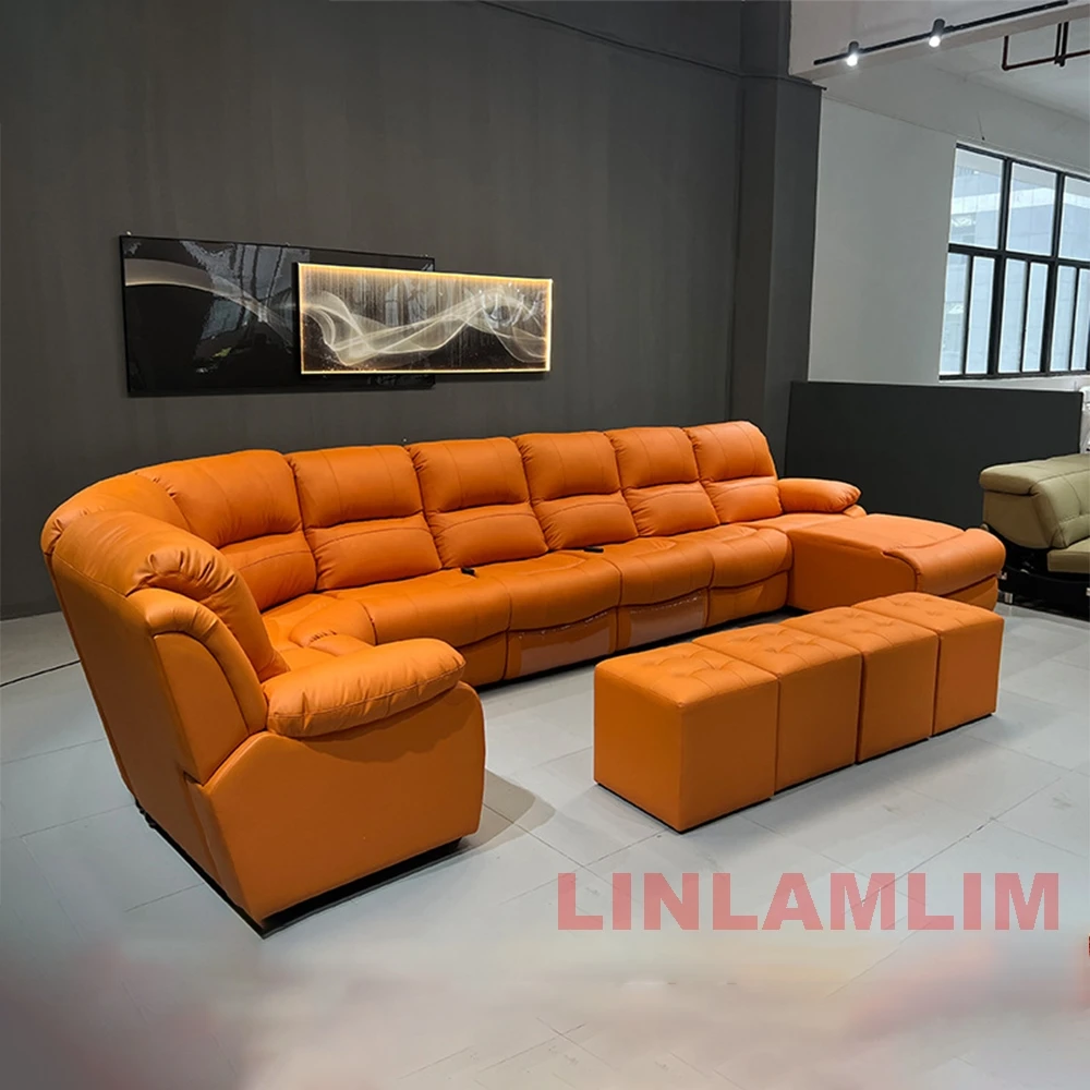 Sofá reclinable seccional de g - Home Cinema Luxury reseña y precio