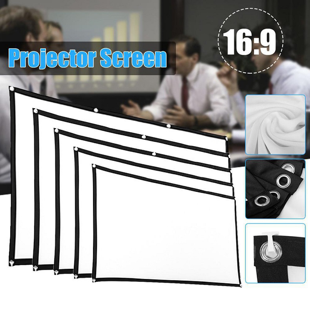 Juego de Cortinas para Proyect - Home Cinema Projector Screen reseña y precio