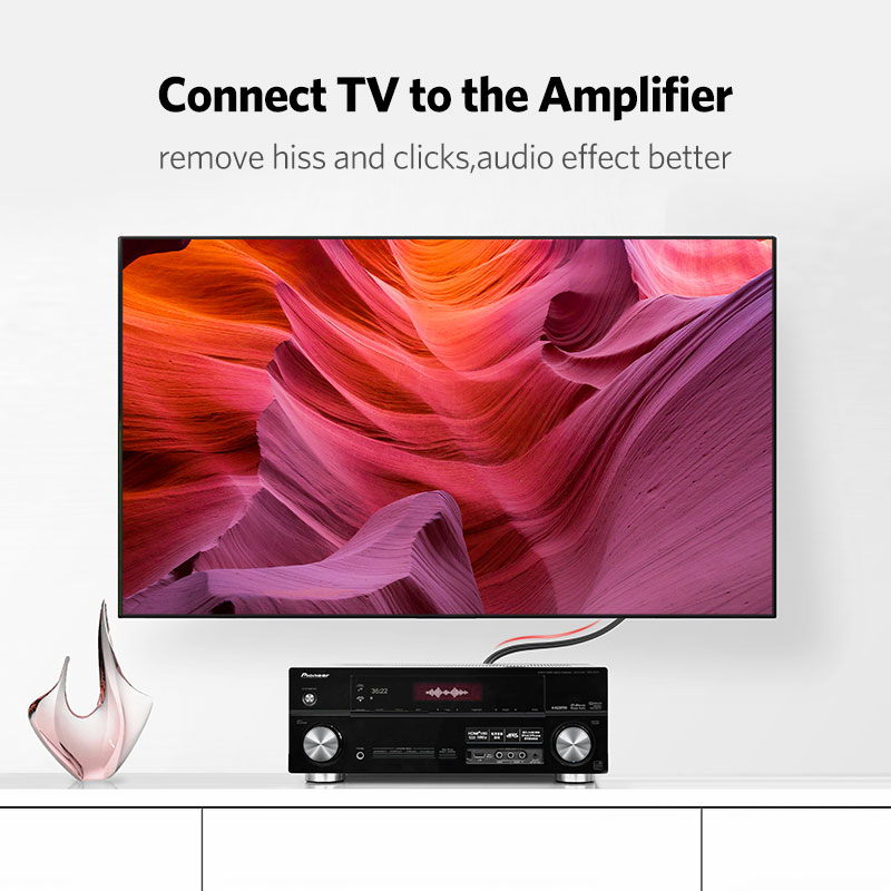 Ugreen-Cable de audio para dis - Home Cinema App reseña y precio