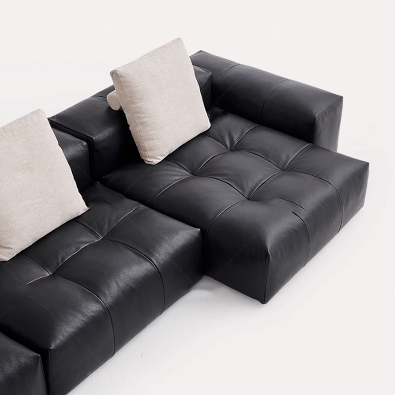 Sofá comprimido de cuero nórdi - Home Cinema Luxury reseña y precio