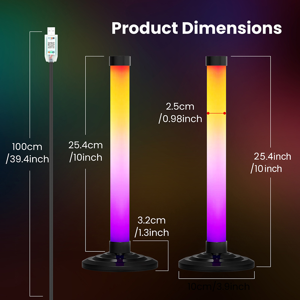 Lámpara de pie de esquina LED  - Home Cinema App reseña y precio