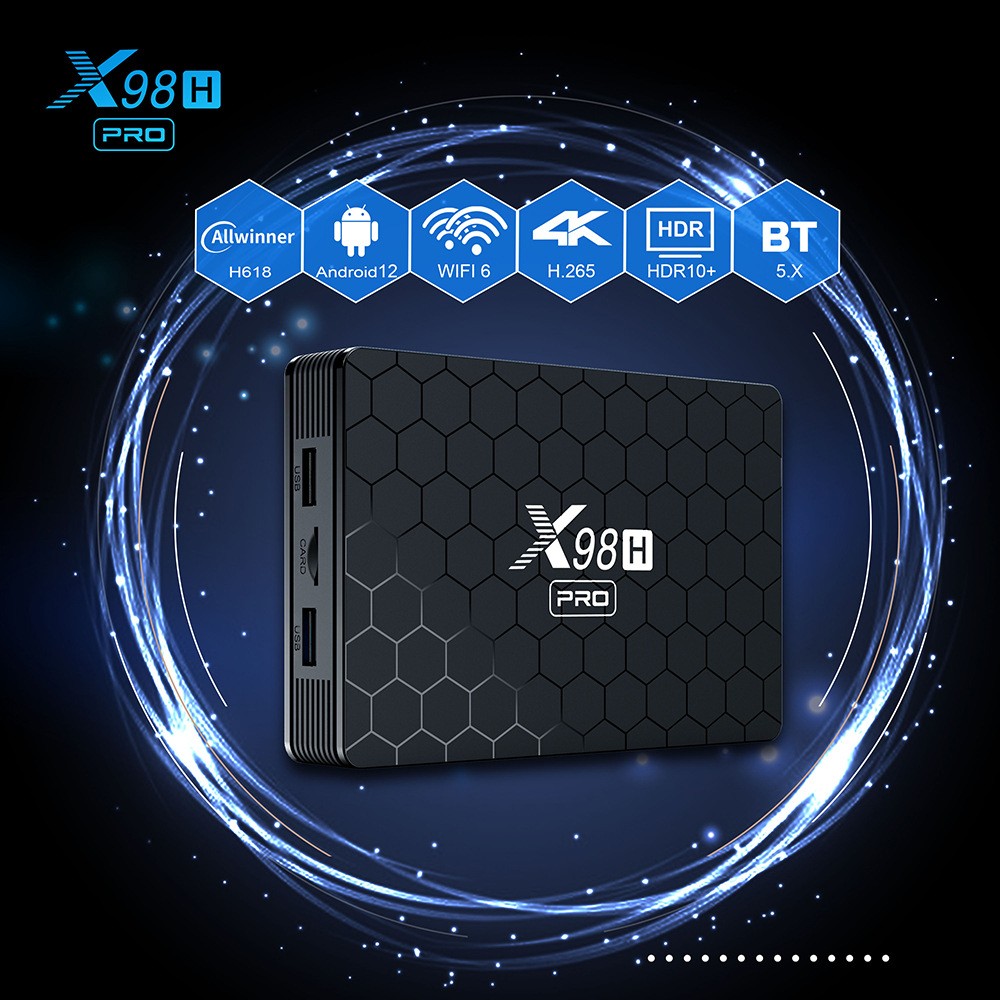 X98H Pro Smart TV Box 6K 2,4 y - Home Cinema Google reseña y precio