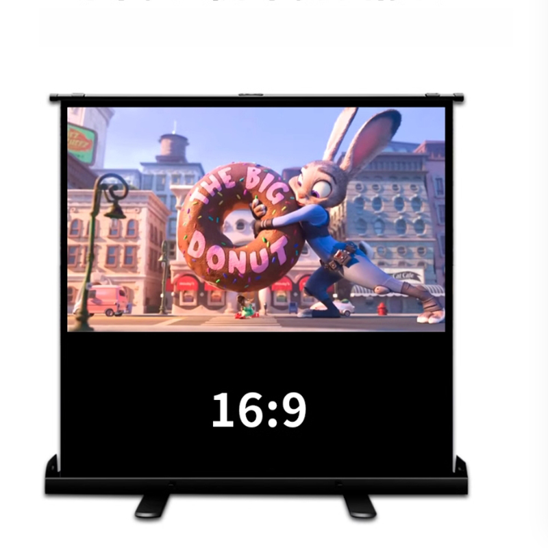 Pantalla de Proyección Portáti - Home Cinema Projector Screen reseña y precio