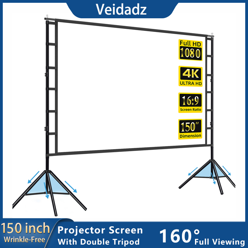 VEIDADZ-Pantalla de proyector  - Home Cinema Projector Screen reseña y precio