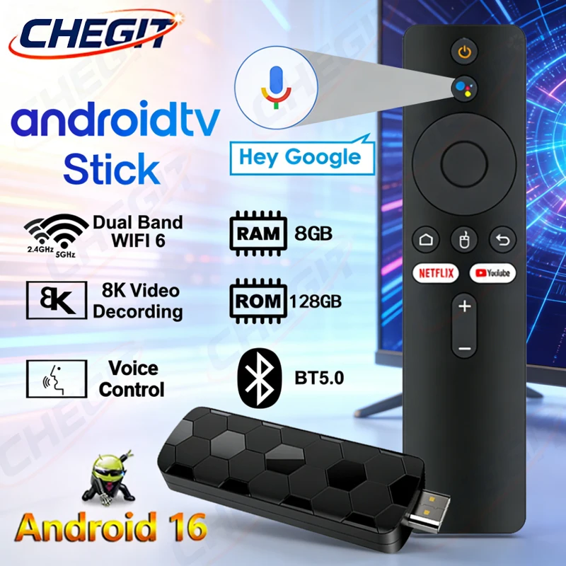 Android 16 8K Ultra HD TV Stic - Home Cinema App reseña y precio