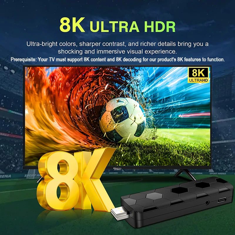 Android 16 8K Ultra HD TV Stic - Home Cinema App reseña y precio