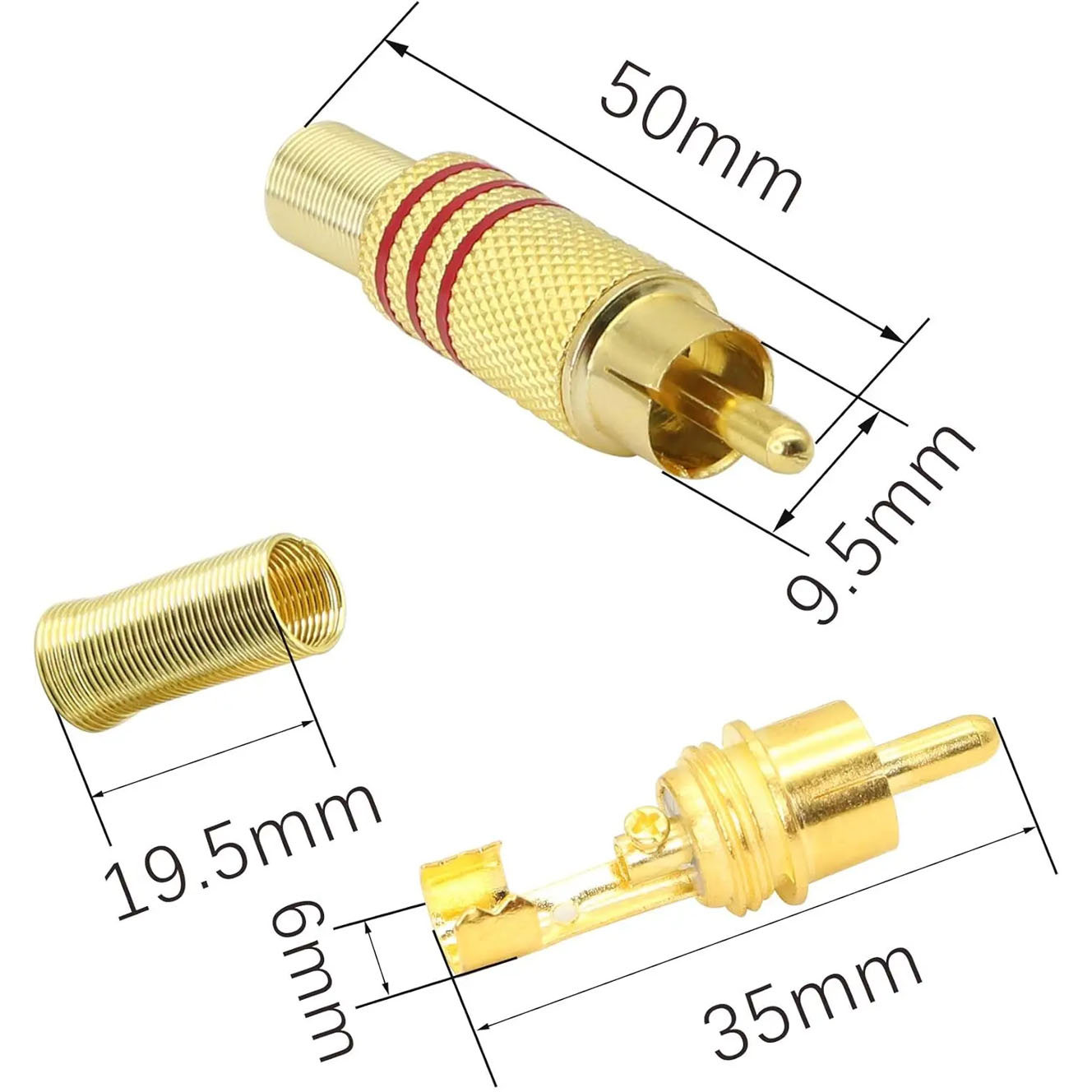 Conector de Audio y Video RCA  - Home Cinema App reseña y precio