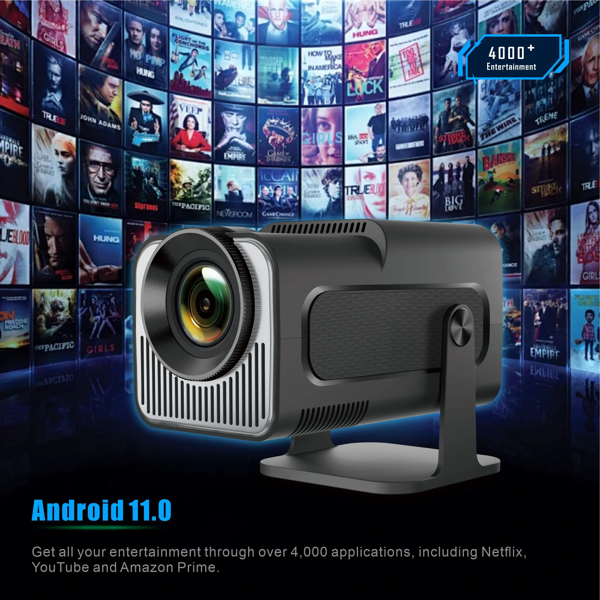 Mini Proyector Salange HY320 7 - Home Cinema Projector Xiaomi reseña y precio