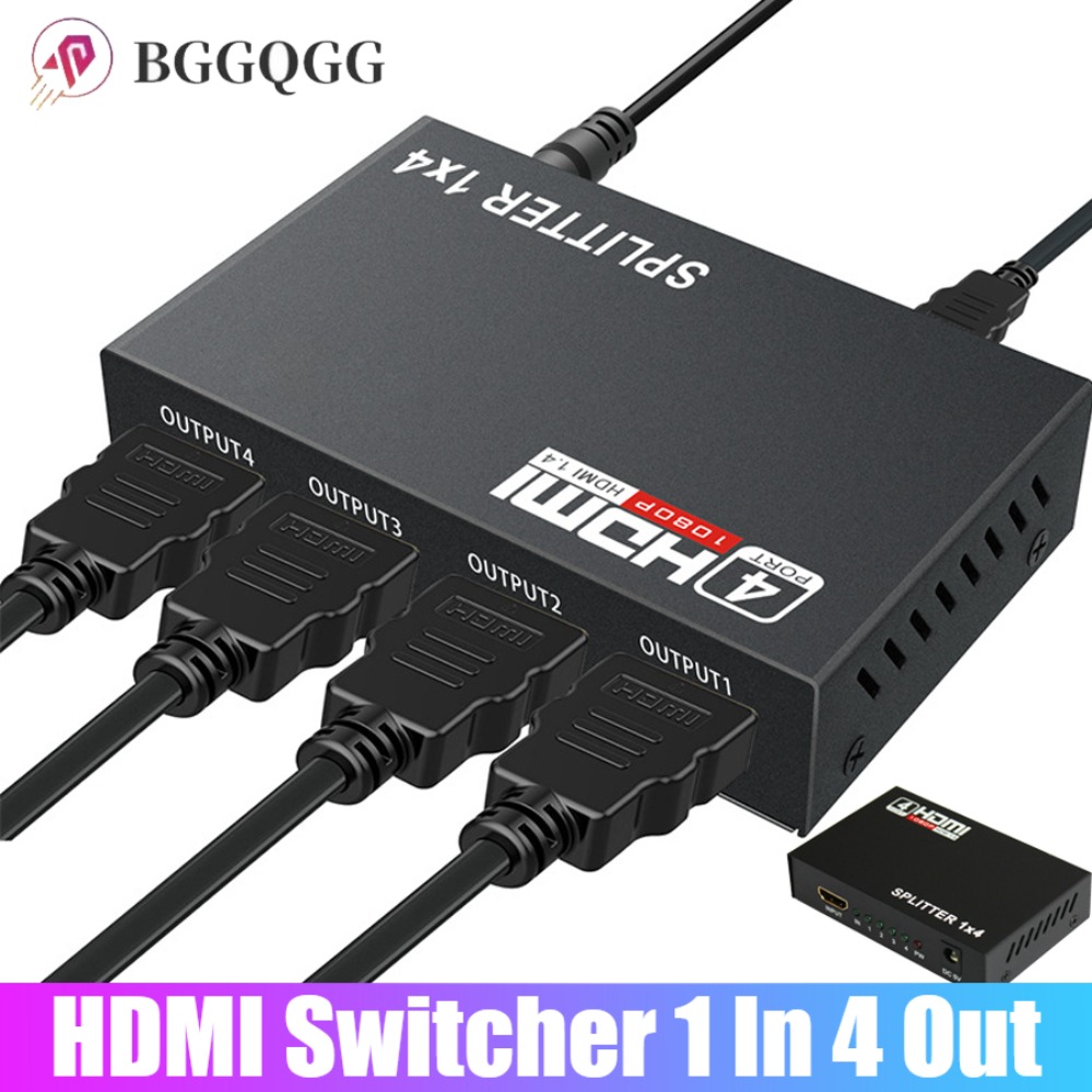 Divisor HDMI 1 en 4 salidas di - Home Cinema Projector Screen reseña y precio