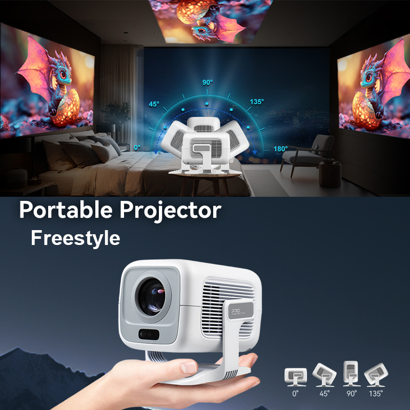 Proyector HUAWEISHI 4K Android - Home Cinema Entertainment reseña y precio