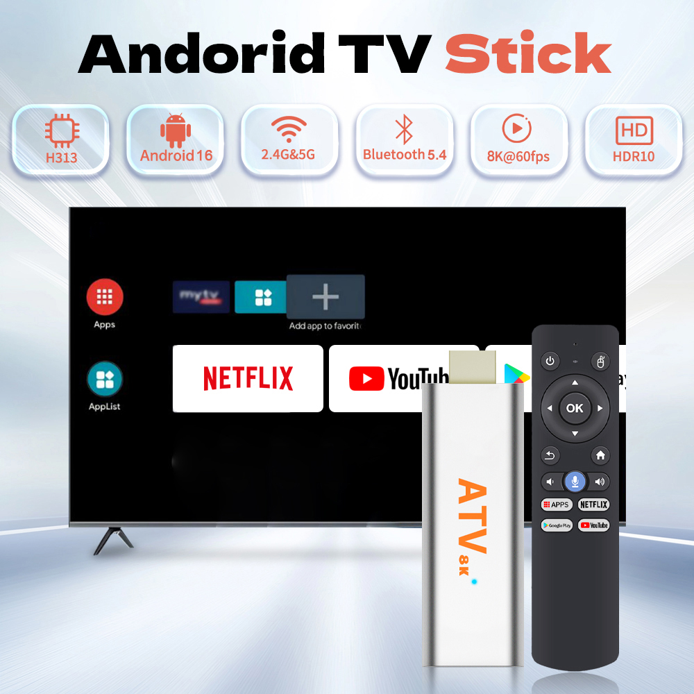 Android 16 TV Stick Allwinner  - 4K Media Player reseña y precio